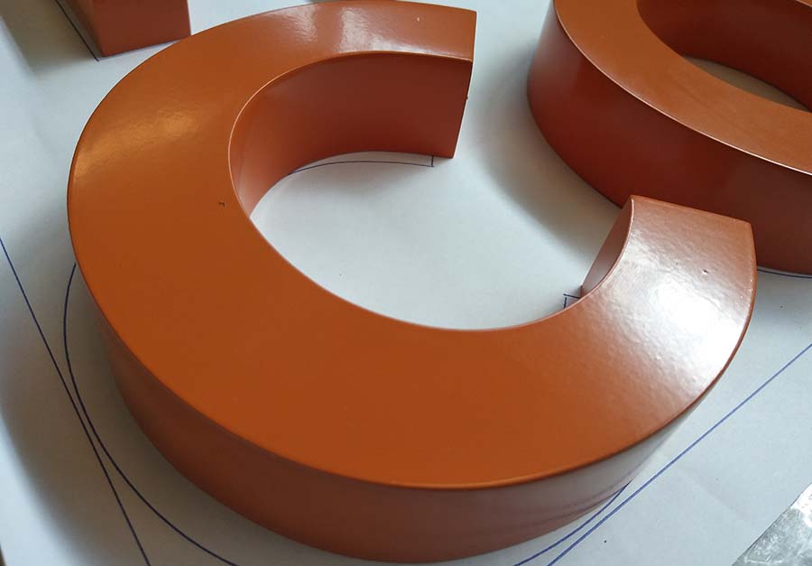 金屬槽型字生產(chǎn)制作步驟流程有哪些？