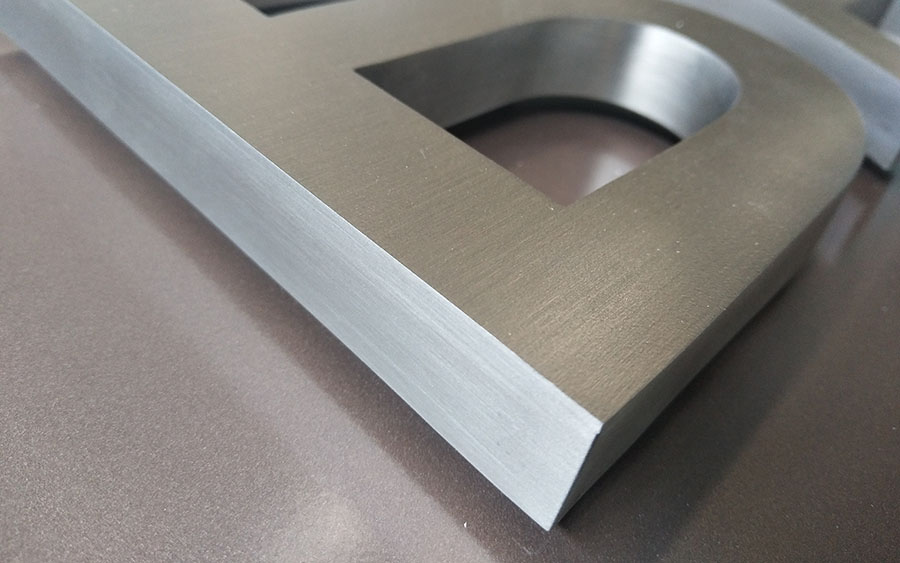 金屬拉絲槽型字制作流程有哪些？