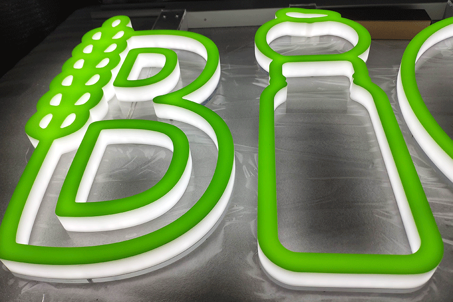 亞克力迷你發(fā)光字有哪些制作工藝流程？