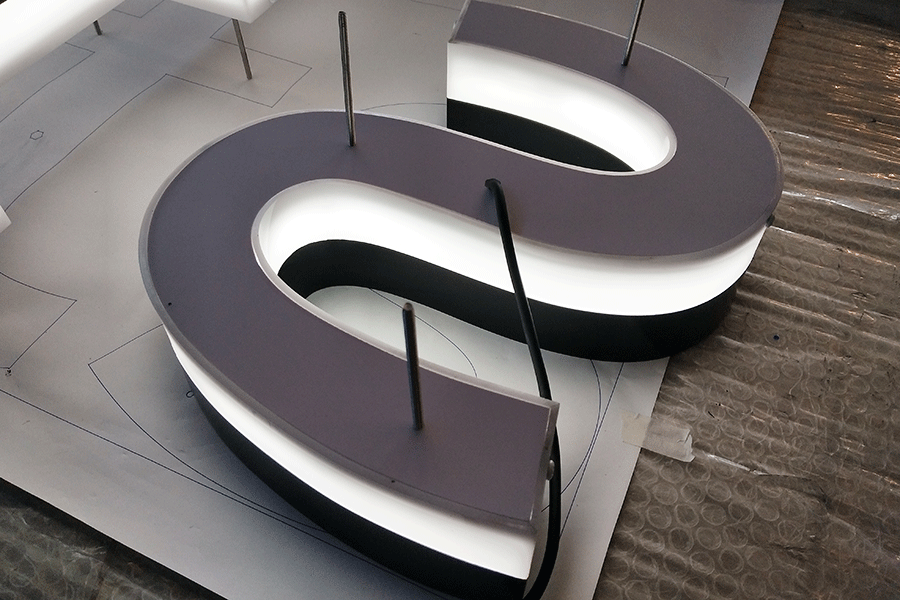 亞克力發(fā)光字制作常用字體有哪些？