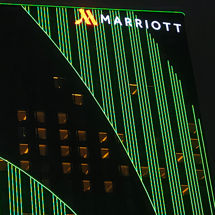 樓宇發(fā)光字亮化工程怎么做效果更好？