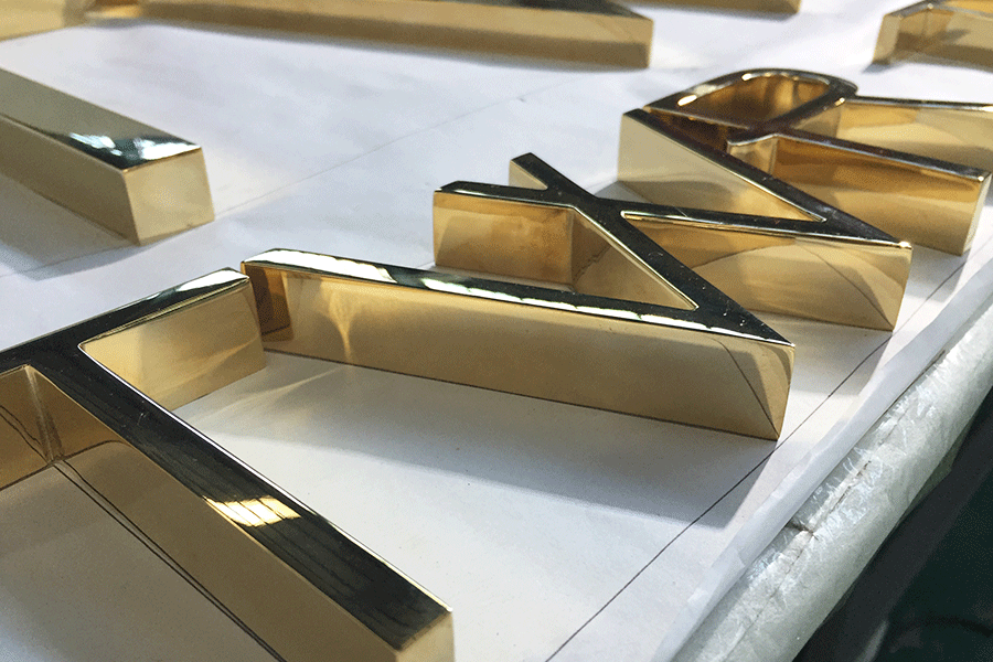 不銹鋼金屬字有哪些類別與制作工藝？