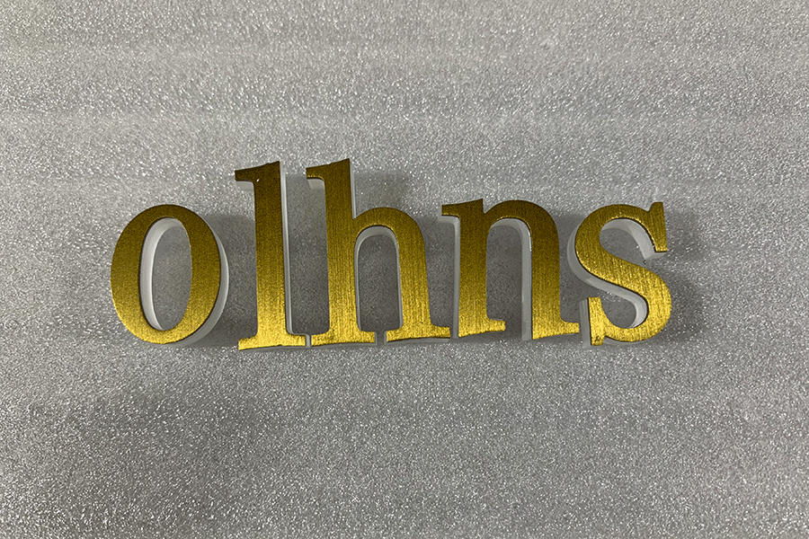 金屬實(shí)心字制作有哪些工藝流程？