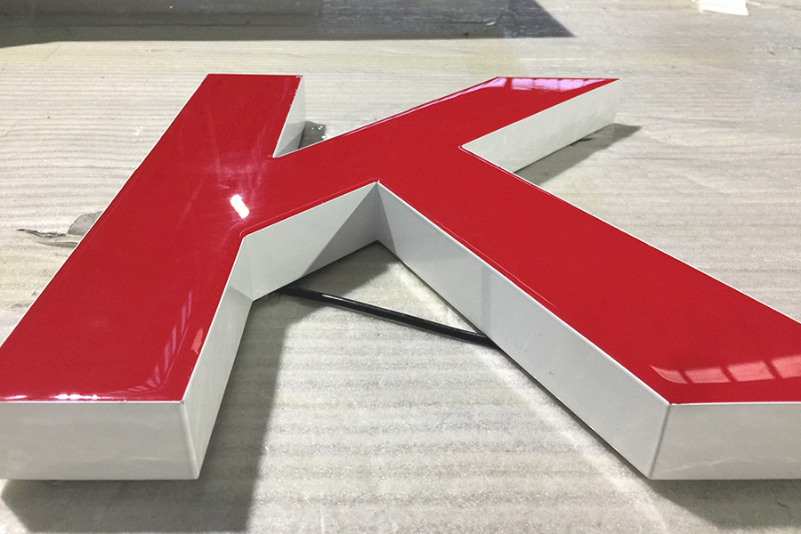 不銹鋼樹脂字發(fā)光標(biāo)識制作工序和工藝流程有哪些？