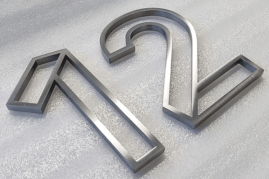 金屬字設(shè)計制作的流程有哪些？