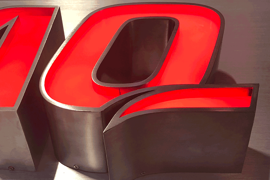 設(shè)計制作不銹鋼包邊字有哪些工序和工藝流程？