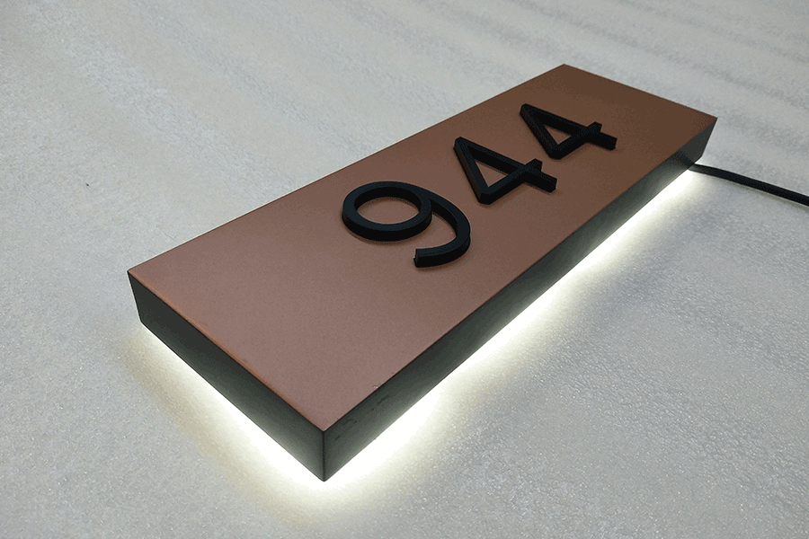 門牌發(fā)光字設計制作有哪些應用場景？