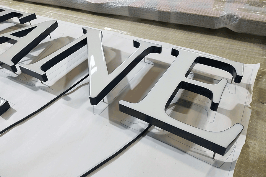 定制LED樹脂字標(biāo)識(shí)牌有哪些流程步驟？