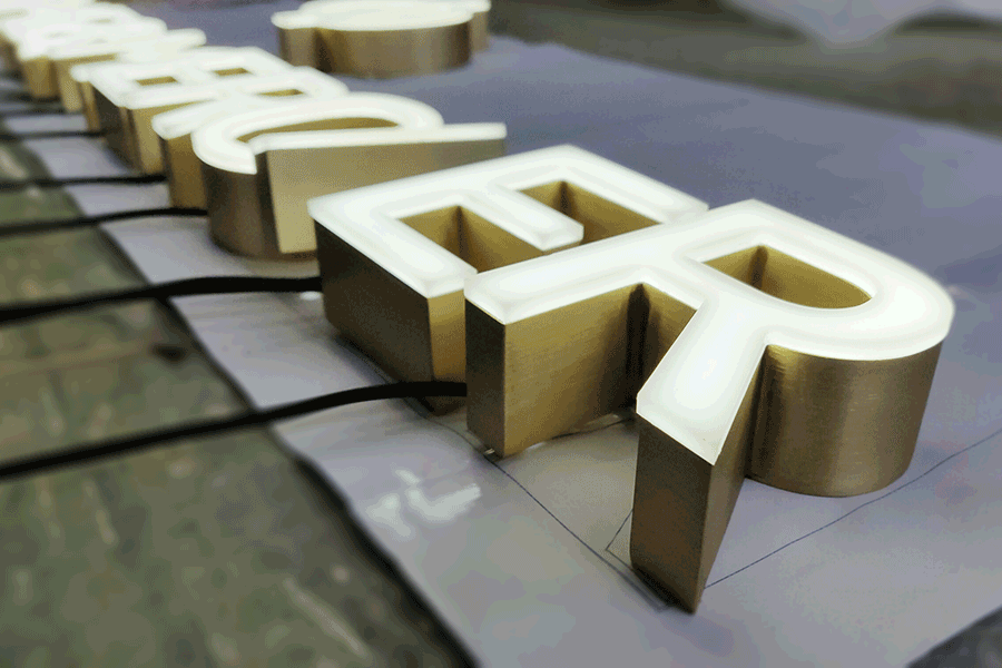 led無邊字制作有哪些流程？