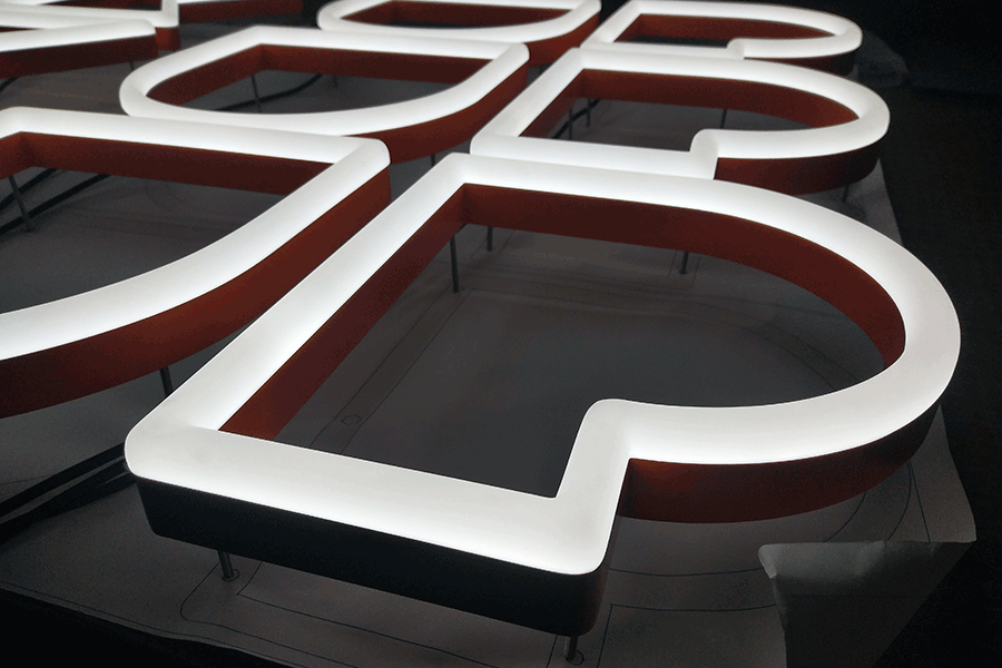 設(shè)計制作LED仿霓虹字有哪些步驟流程？