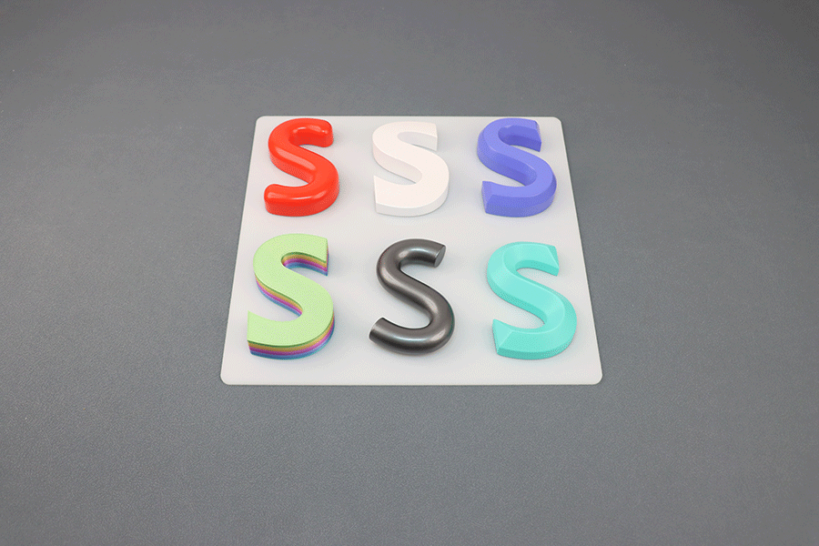 3D打印不發(fā)光字標(biāo)識制作有什么特征？